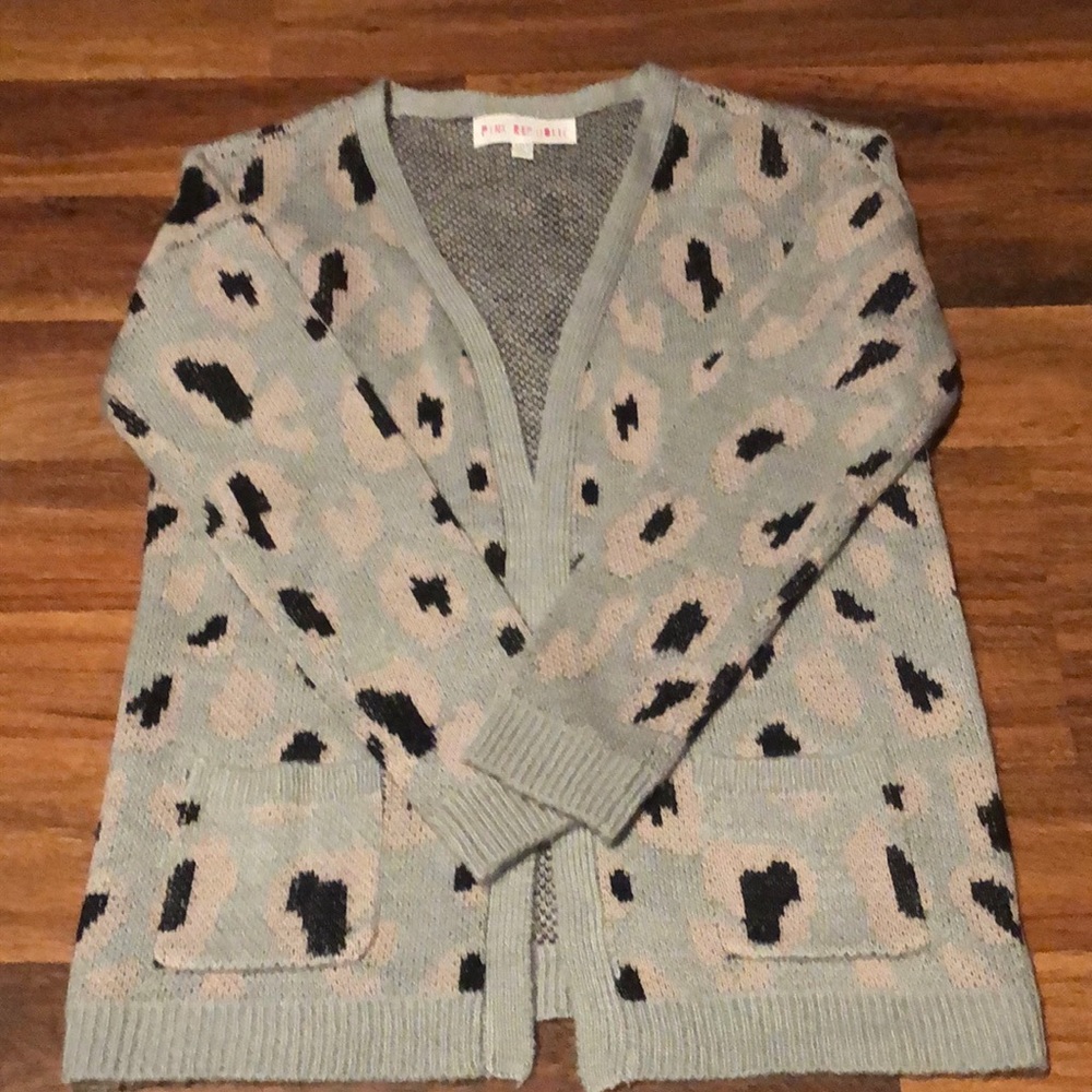 Girls Pink Republic animal print cardigan!